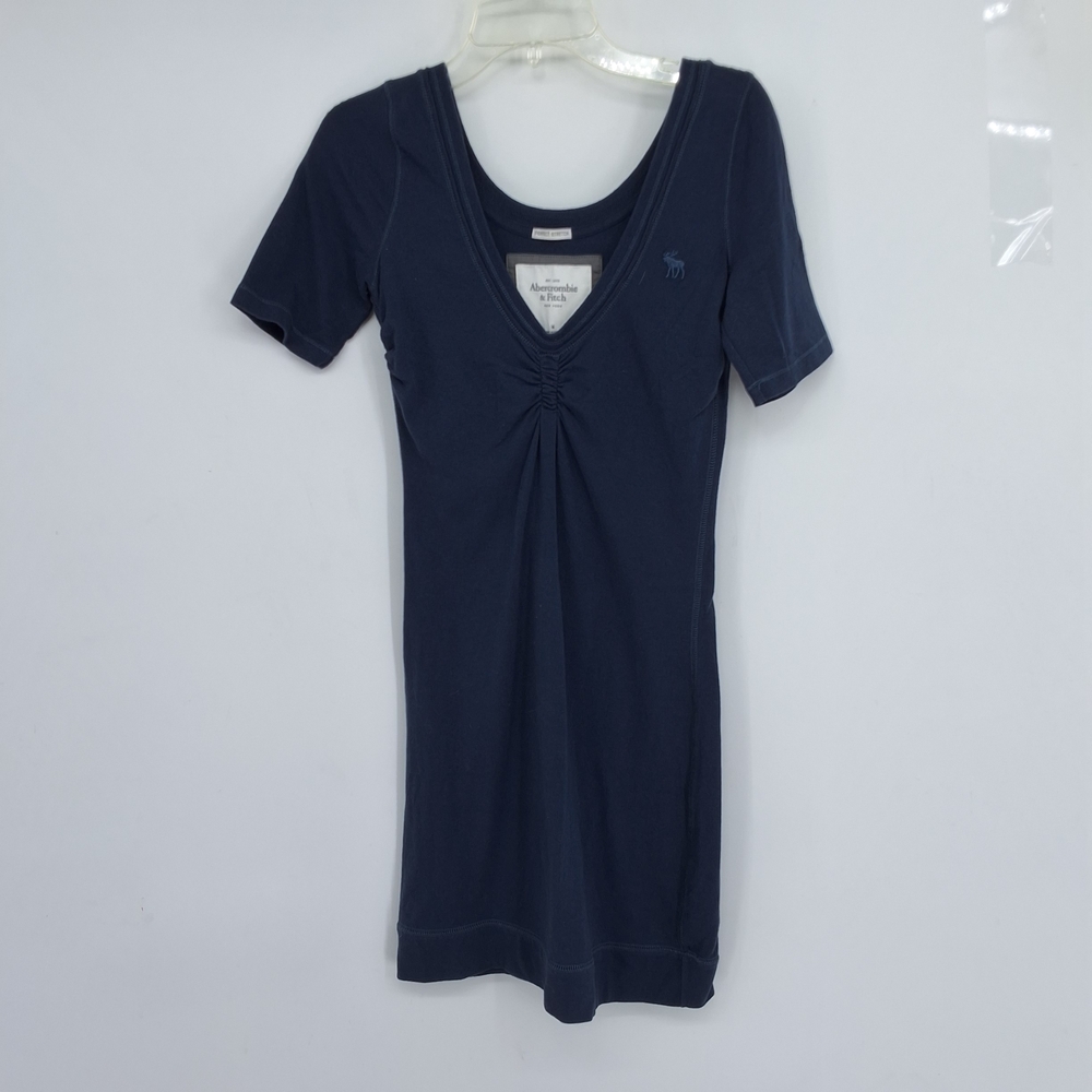 Abercrombie & Fitch Medium Dark Blue Knit Dress